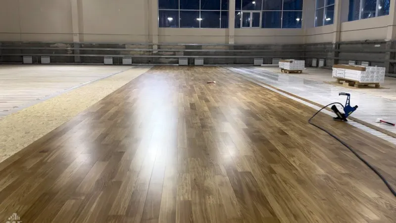 Строительство спорткомплекса БГТУ выходит на финишную прямую. Фото 5