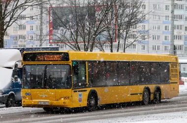 Временные автобусные маршруты добавлены с 23 декабря по 7 января в Минске