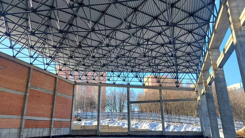 Спорткомплекс БГТУ: как идет строительство нового центра притяжения молодежи. Фото 6