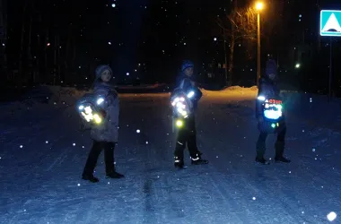 ГАИ призывает пешеходов носить световозвращающие элементы