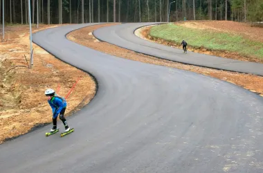 В лесопарке «Медвежино» появятся три новые лыжероллерные трассы и пункт проката