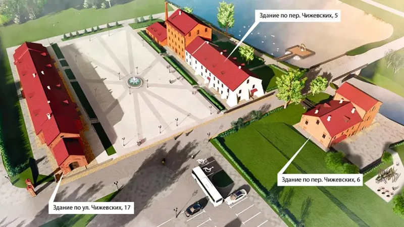 Историческая застройка ХIХ века в Лошицком парке обретает новую жизнь. Фото 1