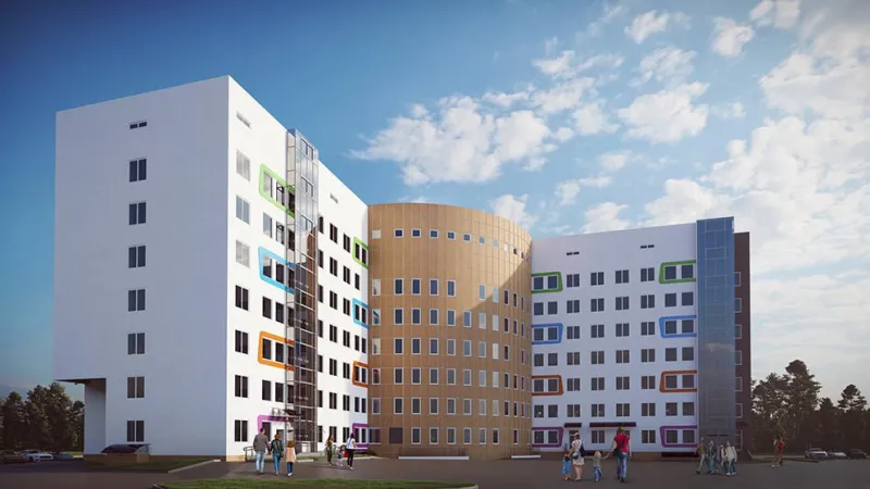 В столичной Лошице скоро откроется современная детская поликлиника с бассейном. Фото 1