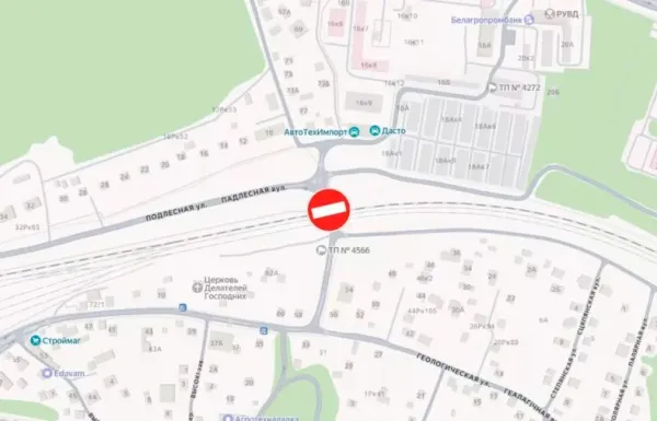Движение под мостом у «Степянки» ограничат с вечера 21 августа из-за строительства новой ветки