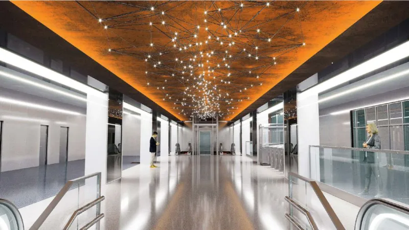 Как будут выглядеть новые станции метро на «Зеленолужской линии». Фото 3