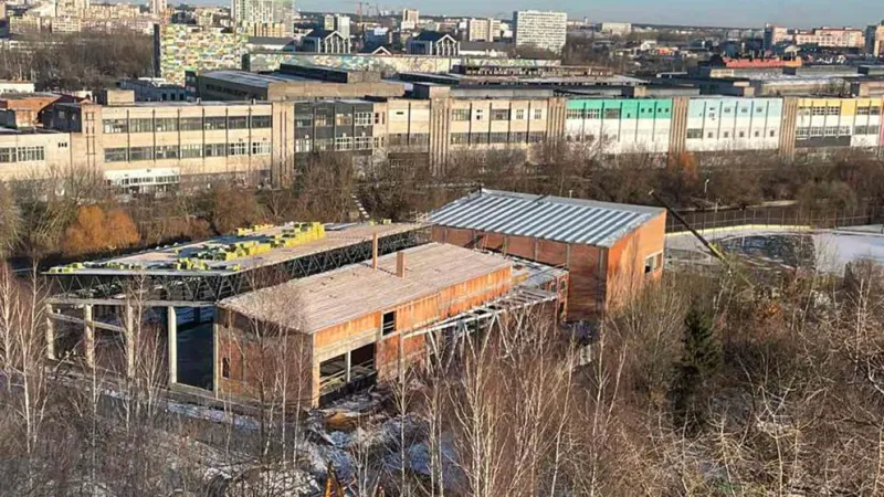 Спорткомплекс БГТУ: как идет строительство нового центра притяжения молодежи. Фото 2