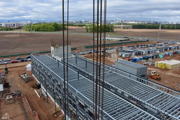 На Долгиновском тракте возводят инфекционную больницу с необычной конструкцией