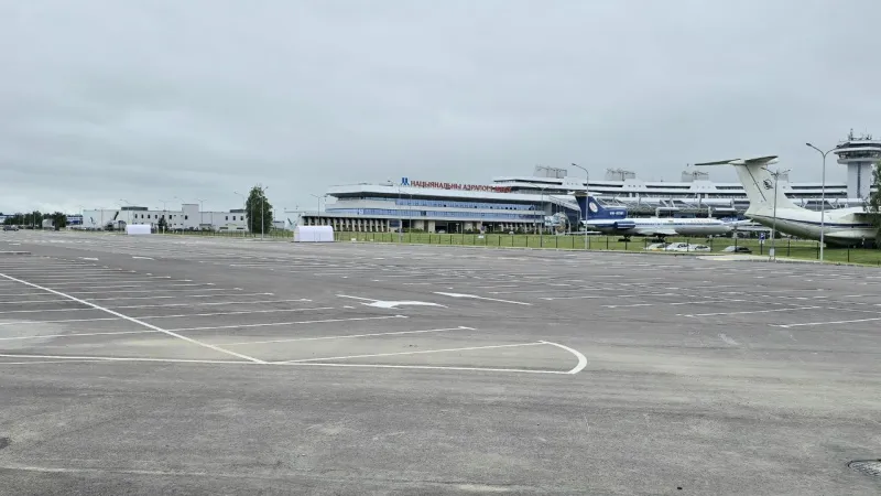 Парковка Р3 в аэропорту Минска вновь открыта после ремонта. Фото 4