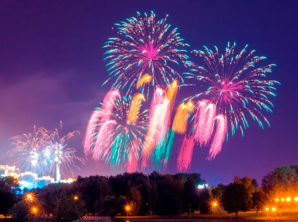 Праздничный салют прогремит в Минске в шести локациях