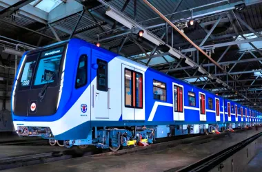 Российский «Метровагонмаш» поставил в Минск новые составы метро «Минск-2024»