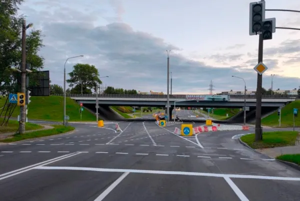 Первая «алмазная» развязка появилась в Минске