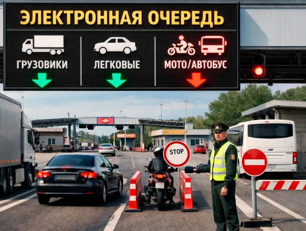 Срок регистрации в электронной очереди на границе ограничат 30 днями