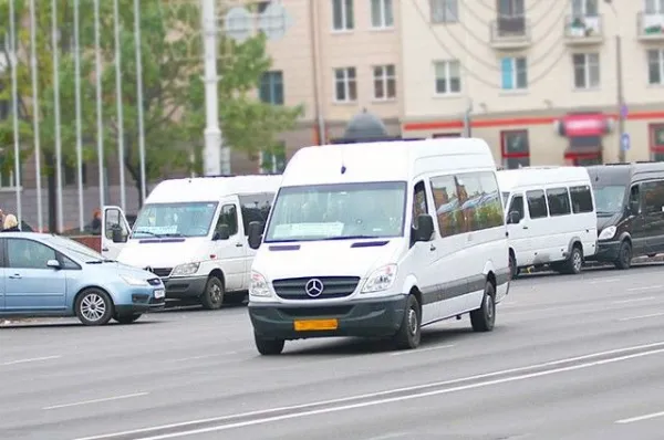 В Минске маршрутные такси работают по 52 направлениям