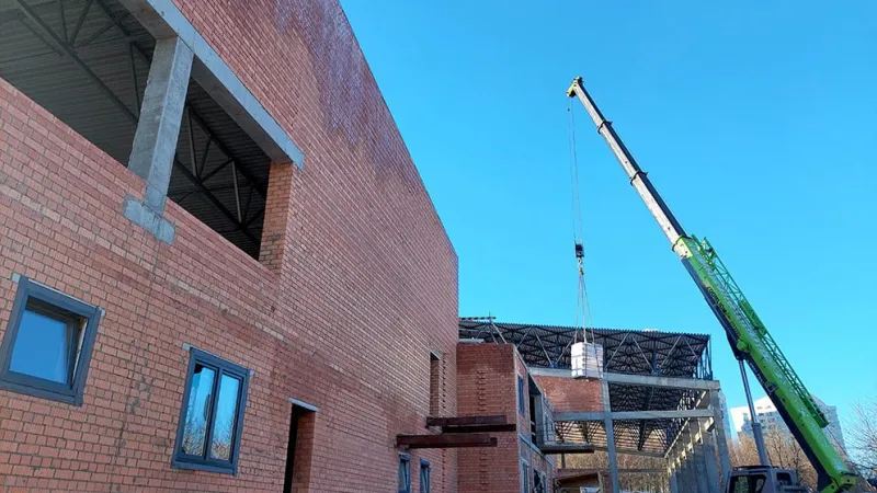 Спорткомплекс БГТУ: как идет строительство нового центра притяжения молодежи. Фото 5