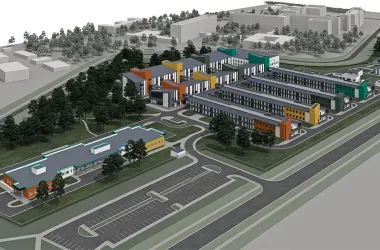 Строительство инфекционной больницы на Долгиновском тракте продолжается в активном режиме