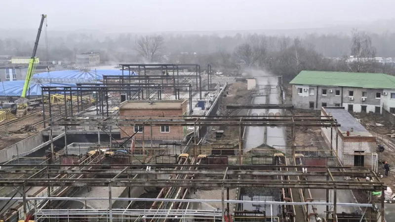 Модернизация Минской очистной станции ведется в условиях непрерывной работы объекта. Фото 3