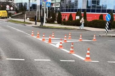 Внесены изменения в схему движения транспорта на участке улицы П. Мстиславца