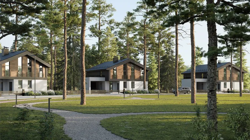 Более ста коттеджей возводят в Степянке. Фото 9