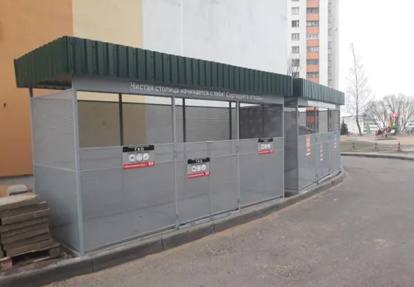 117 модульных конструкций для сбора отходов установлено в Минске с начала года