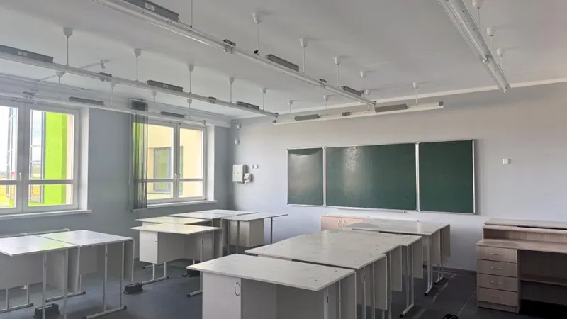 Новая современная школа в Лесковке готовится к открытию. Фото 1