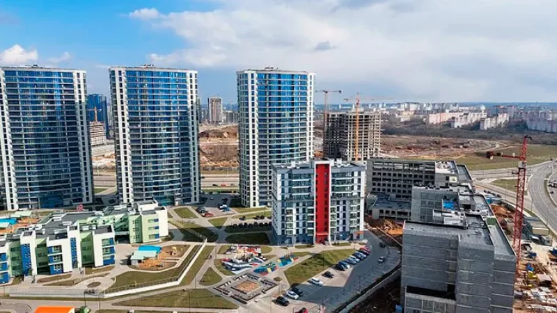 Коробки поликлиник возвели в «Минск Мире». Фото 1