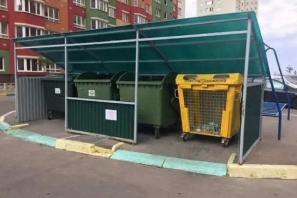390 модульных конструкций для сбора отходов установят в Минске в текущем году