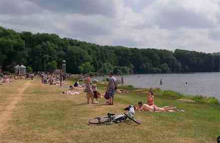 Пляж Комсомольского озера обновят к сезону