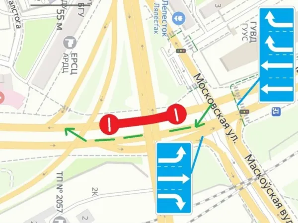 На улице Толстого изменена организация дорожного движения