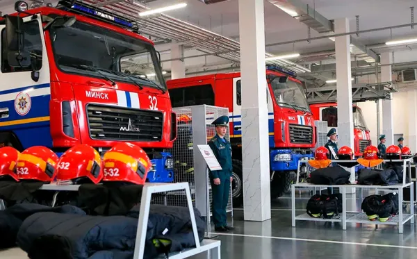 В жк «Минск Мир» открыли новую пожарную часть