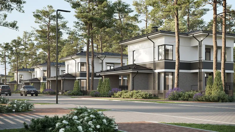 Более ста коттеджей возводят в Степянке. Фото 8