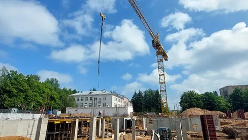 Детский сад с бассейном строят в Заводском районе. Фото 4