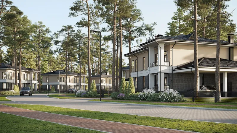 Более ста коттеджей возводят в Степянке. Фото 10