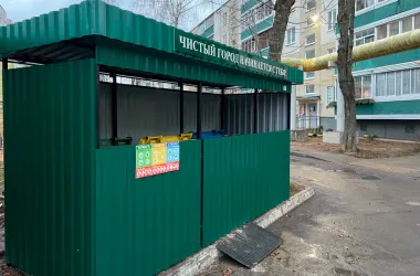 Во дворах Минска продолжается замена старых мусорных площадок на модульные