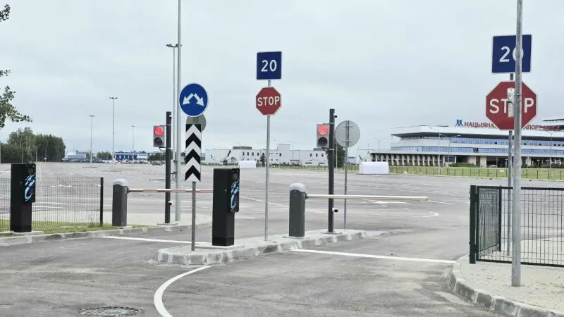 Парковка Р3 в аэропорту Минска вновь открыта после ремонта. Фото 5