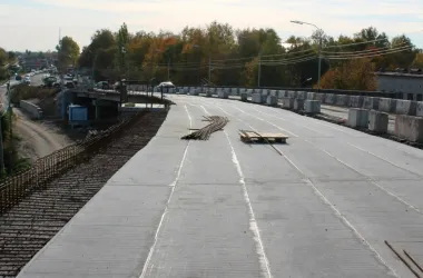 Ремонт путепровода на улице Голодеда близится к завершению