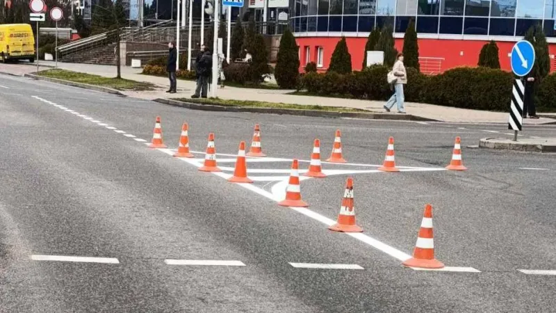 Внесены изменения в схему движения транспорта на участке улицы П. Мстиславца. Фото 2