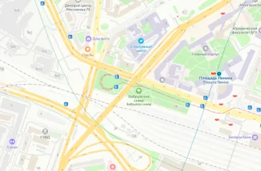 Из-за реконструкции путепровода движение в центре Минска ограничат с 10 февраля