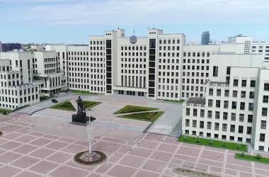 Правое крыло Дома правительства в Минске модернизируют