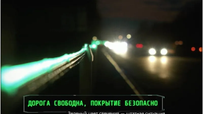 На трассе Р-53 начала работать умная система оповещения водителей о нарушениях и опасностях. Фото 3