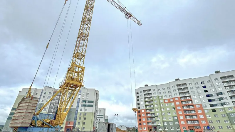 В микрорайоне Сокол полным ходом идет застройка квартала №5. Фото 5