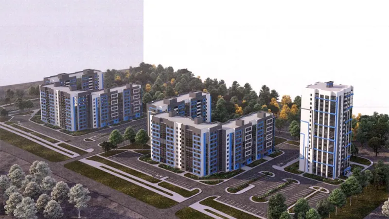 Новый жилой квартал на 600 квартир появится на месте промзоны по улице Гурского в Минске. Фото 1