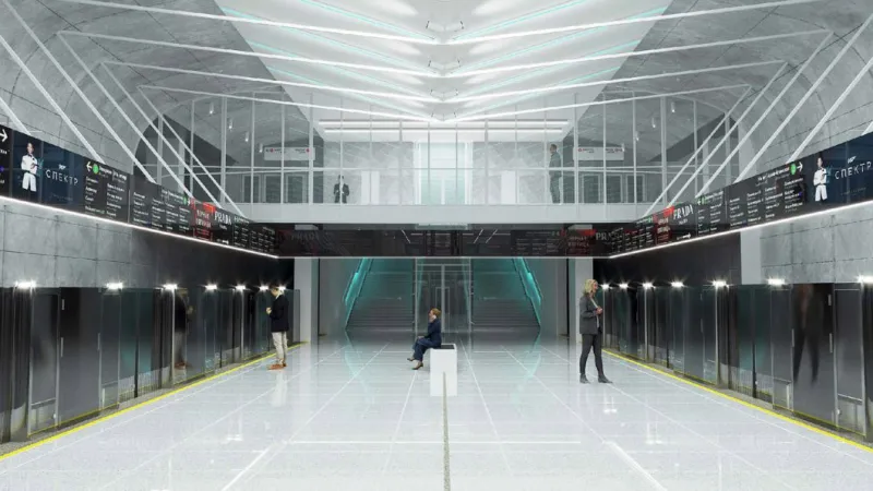 Как будут выглядеть новые станции метро на «Зеленолужской линии». Фото 1